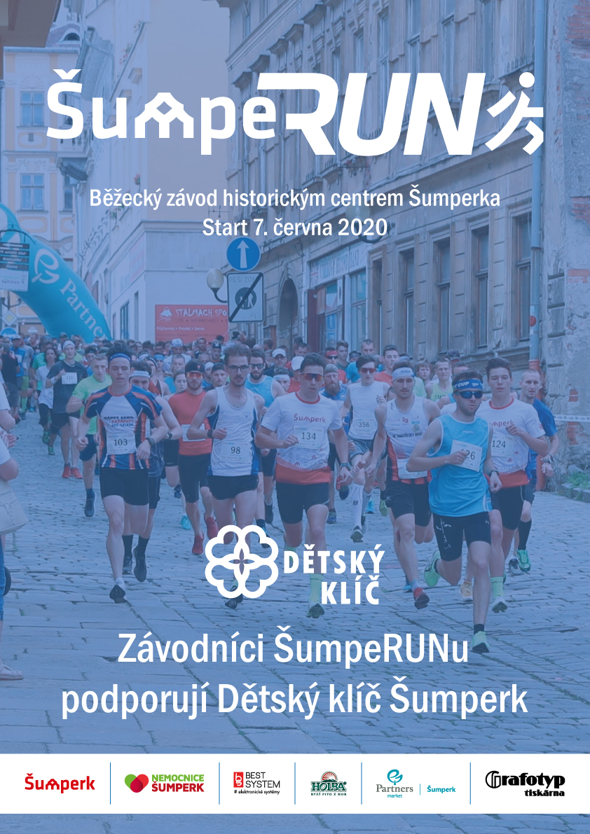 Závodníci podporují Dětský klíč Šumperk