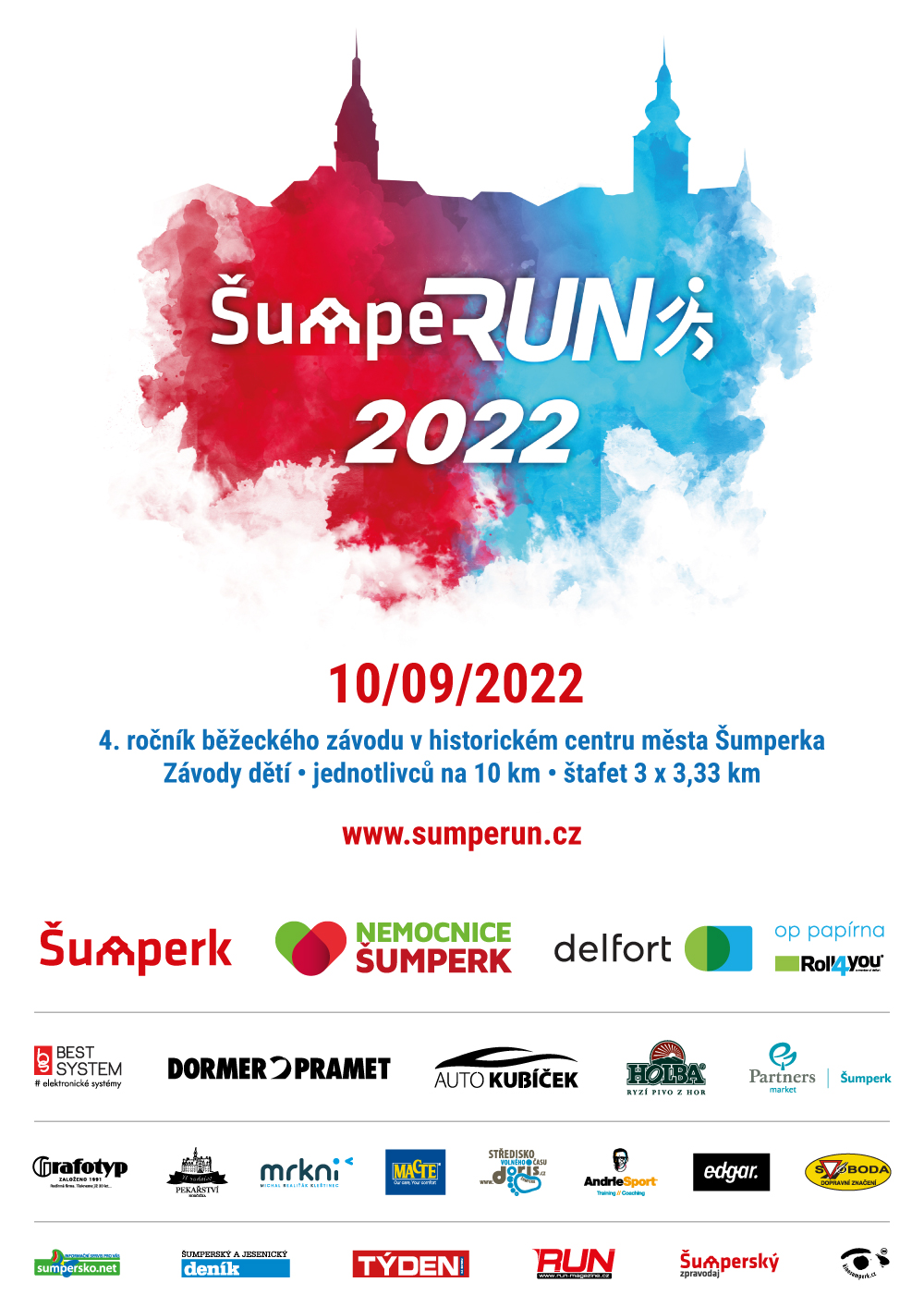Čtvrtý ročník běžeckého závodu ŠumpeRUN